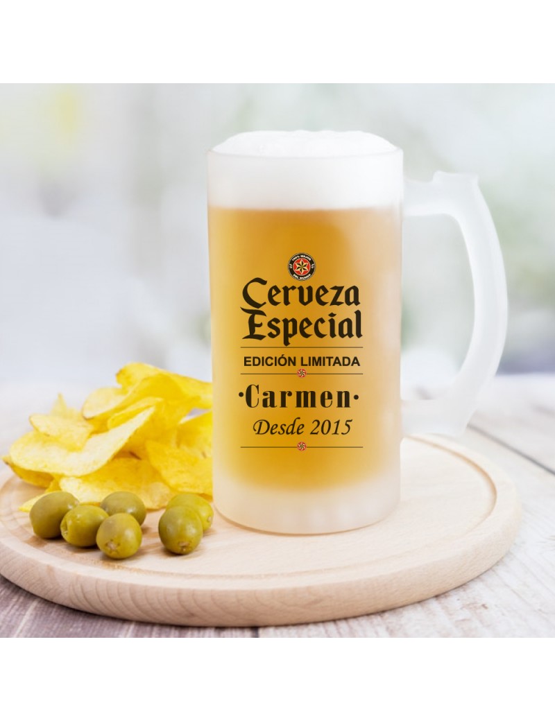 Jarra Cerveza Especial Nombre Personalizada