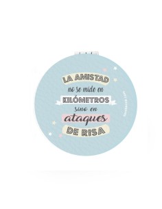 ESPEJO DE BOLSO CON AUMENTO - LA AMISTAD NO SE MIDE EN KM SINO EN ATAQUES DE RISA product_id