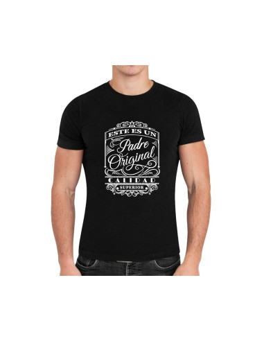 CAMISETA HOMBRE PADRE ORIGINAL NEGRA product_id