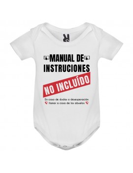 BODY BEBÉ MANUAL DE INSTRUCCIONES NO INCLUÍDO product_id