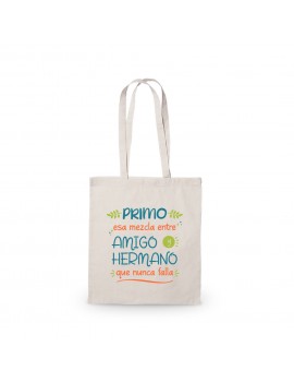 BOLSA ALGODÓN PRIMO AMIGO HERMANO product_id