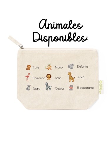 NECESER ALGODÓN ANIMALES INICIAL Y NOMBRE PERSONALIZAD product_id