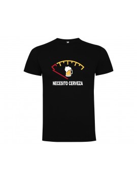 CAMISETA HOMBRE NECESITO CERVEZA NEGRA product_id