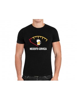 CAMISETA HOMBRE NECESITO CERVEZA NEGRA product_id