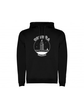 SUDADERA NEGRA TORRE LINEAL product_id