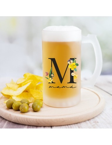 JARRA CERVEZA MAMÁ INICIAL