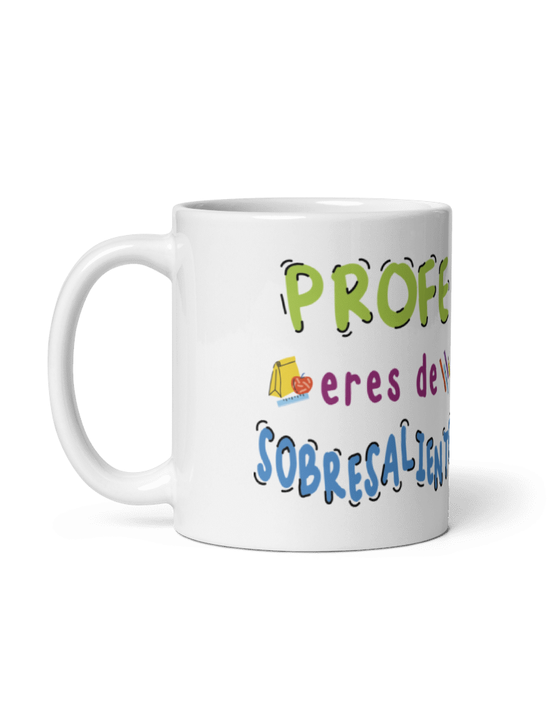 TAZA PROFE ERES DE SOBRESALIENTE product_id TAZA PROFE ERES DE SOBRESALIENTE product_id