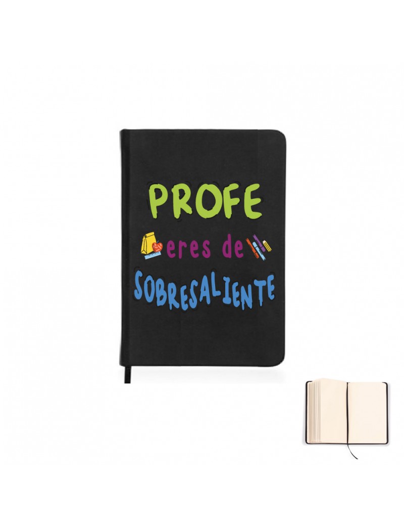 LIBRETA A5 - PROFE ERES DE SOBRESALIENTE product_id LIBRETA A5 - PROFE ERES DE SOBRESALIENTE product_id
