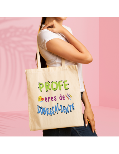 BOLSA ALGODÓN PROFE ERES DE SOBRESALIENTE product_id