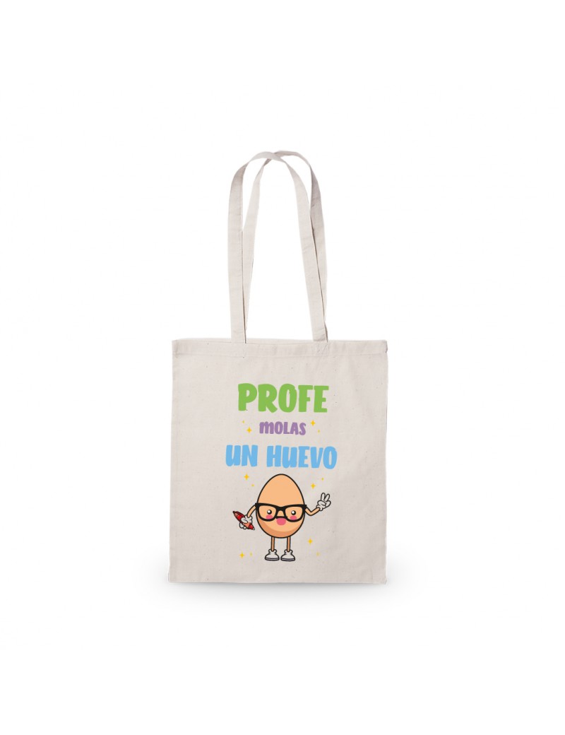 BOLSA ALGODÓN PROFE MOLAS UN HUEVO product_id BOLSA ALGODÓN PROFE MOLAS UN HUEVO product_id