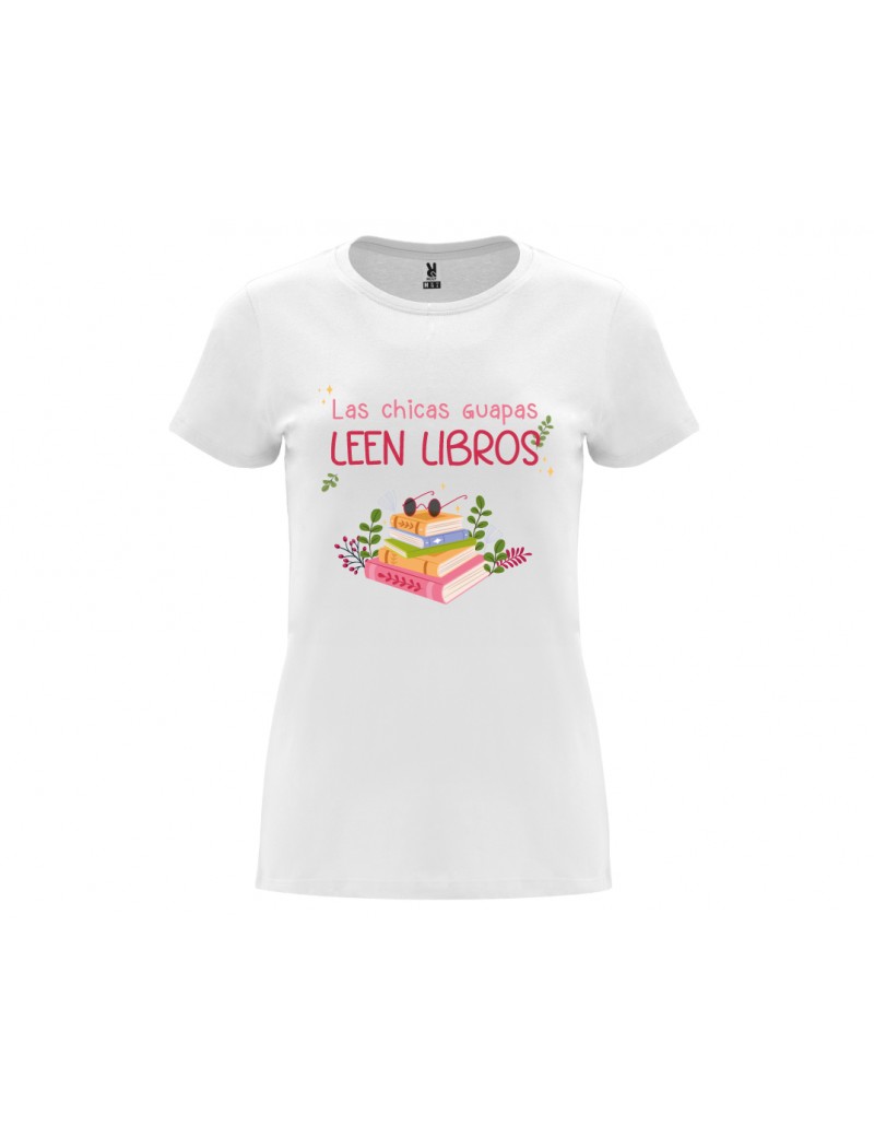 CAMISETA MUJER LAS CHICAS GUAPAS LEEN LIBROS BLANCA product_id CAMISETA MUJER LAS CHICAS GUAPAS LEEN LIBROS BLANCA product_id