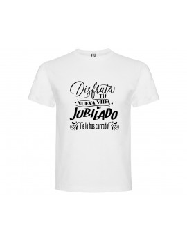 CAMISETA HOMBRE NUEVA VIDA DE JUBILADO BLANCA product_id