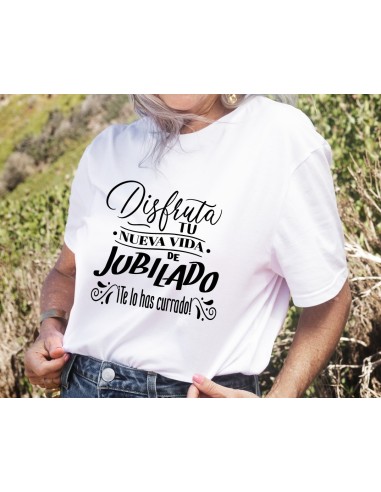 CAMISETA HOMBRE NUEVA VIDA DE JUBILADO BLANCA product_id
