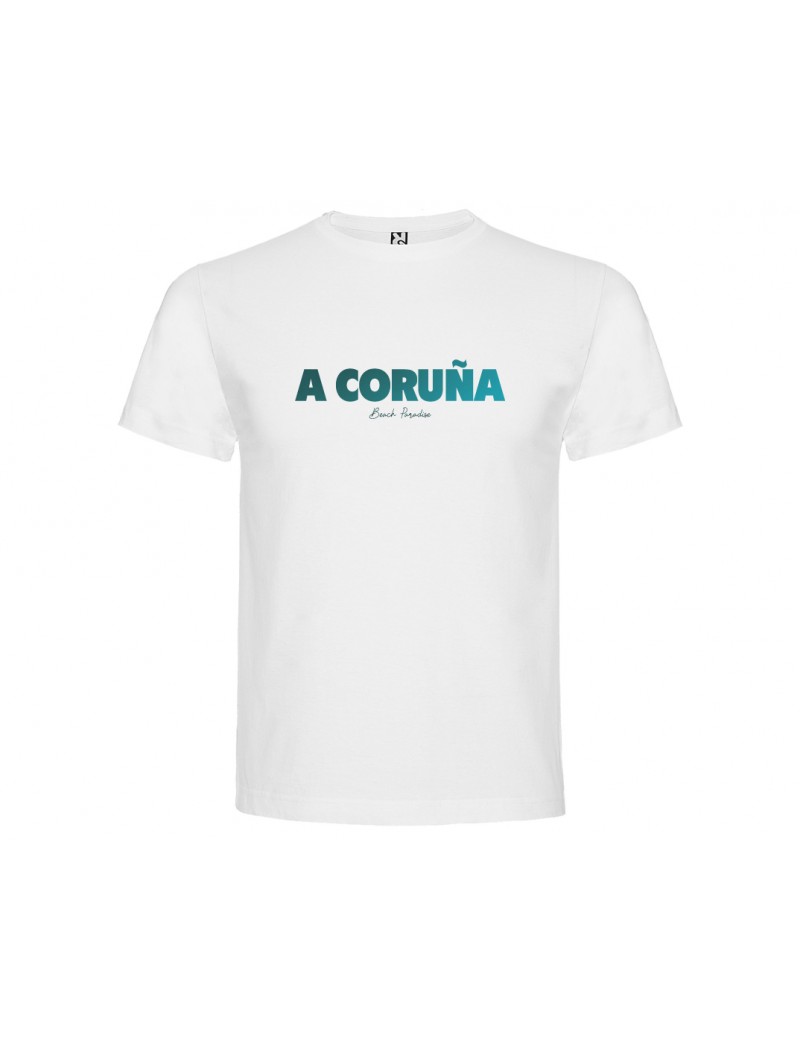CAMISETA HOMBRE A CORUÑA BEACH PARADISE product_id