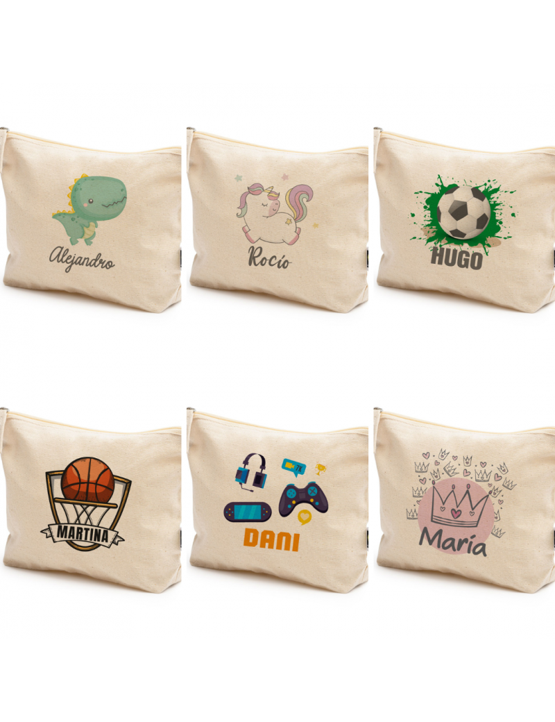 NECESER ALGODÓN DIBUJO Y NOMBRE PERSONALIZADO product_id