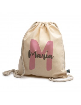 MOCHILA ALGODÓN INICIAL Y NOMBRE PERSONALIZADA product_id