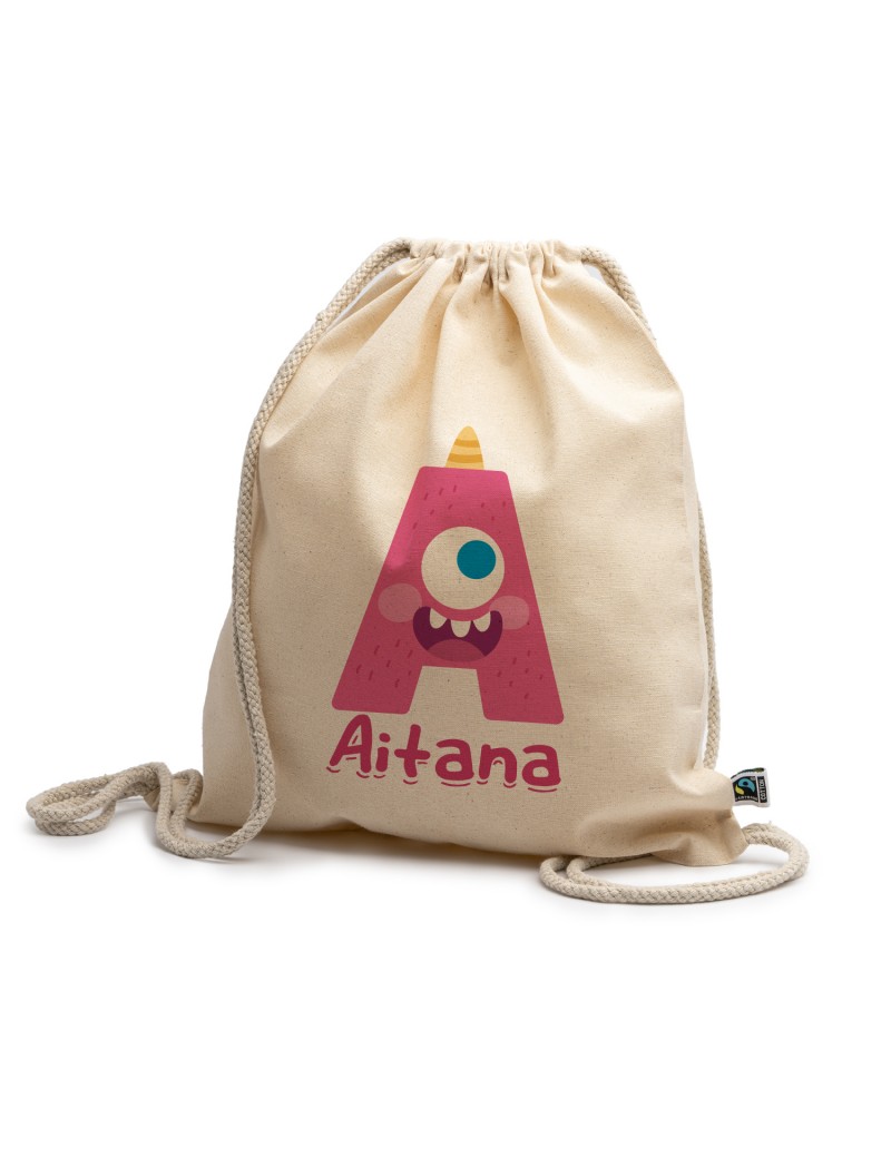 MOCHILA ALGODÓN INICIAL MONSTRUO Y NOMBRE PERSONALIZADA product_id MOCHILA ALGODÓN INICIAL MONSTRUO Y NOMBRE PERSONALIZADA product_id