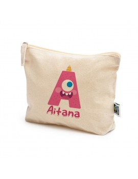 NECESER ALGODÓN INICIAL MONSTRUO Y NOMBRE PERSONALIZADO product_id