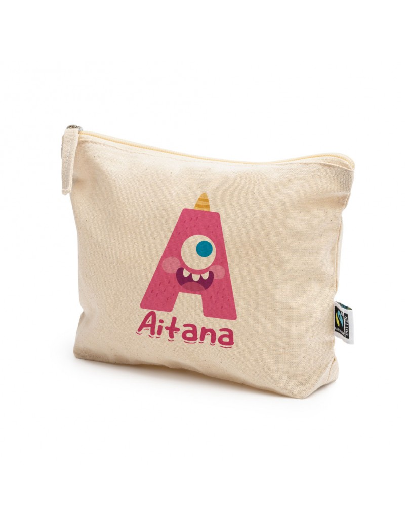 NECESER ALGODÓN INICIAL MONSTRUO Y NOMBRE PERSONALIZADO product_id