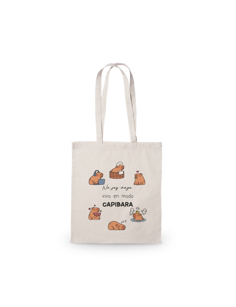 BOLSA ALGODÓN VIVO EN MODO CAPIBARA product_id BOLSA ALGODÓN VIVO EN MODO CAPIBARA product_id