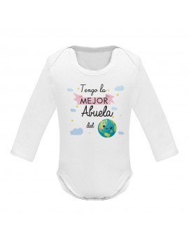 BODY BEBÉ TENGO LA MEJOR ABUELA DEL MUNDO MANGA LARGA product_id