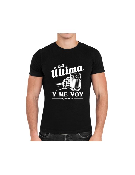 CAMISETA HOMBRE LA ÚLTIMA Y ME VOY NEGRA product_id