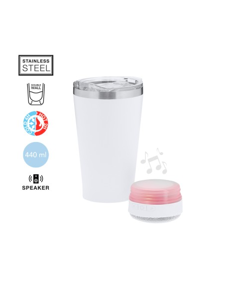 VASO TERMO ALTAVOZ BLUETOOTH
