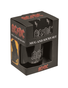 SET TAZA Y CALCETINES AC/DC "BACK IN BLACK" product_id 2