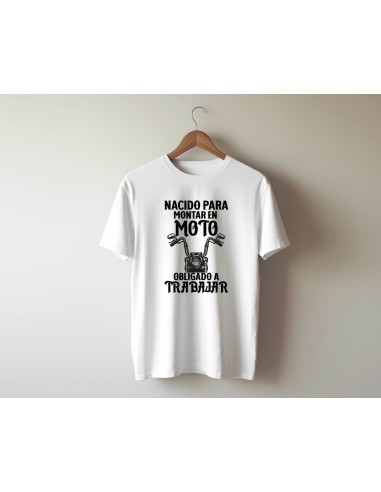 CAMISETA HOMBRE NACIDO PARA ANDAR EN MOTO product_id
