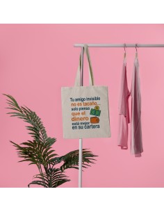 BOLSA ALGODÓN AMIGO INVISIBLE TACAÑO product_id 2