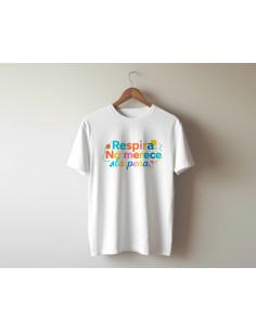 CAMISETA HOMBRE RESPIRA NO MERECE LA PENA product_id 2