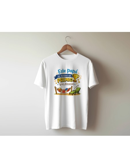 CAMISETA HOMBRE PAPÁ SE MERECE UN PREMIO product_id