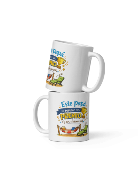 TAZA MEJOR PAPÁ SE MERECE UN PREMIO product_id