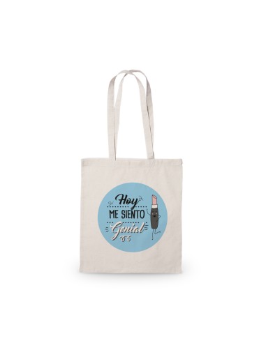 BOLSA ALGODÓN HOY ME SIENTO GENIAL product_id