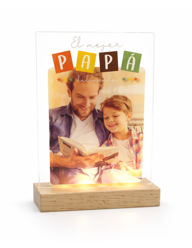 METACRILATO EL MEJOR PAPÁ DEL MUNDO PERSONALIZADO CON LUZ Y SOPORTE product_id