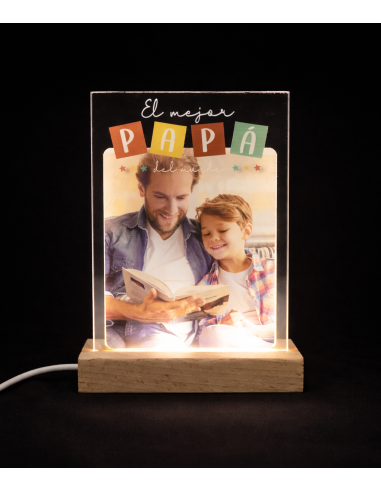 METACRILATO EL MEJOR PAPÁ DEL MUNDO PERSONALIZADO CON LUZ Y SOPORTE product_id