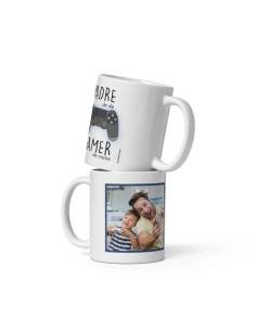 TAZA PERSONALIZADA PADRE DE DÍA GAMER DE NOCHE CON FOTO product_id
