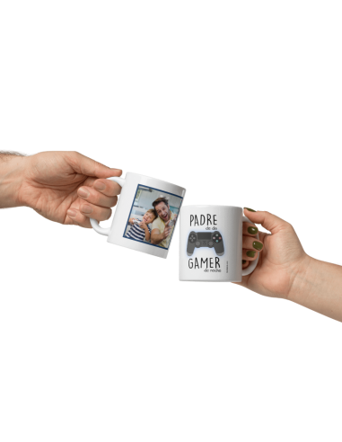 TAZA PERSONALIZADA PADRE DE DÍA GAMER DE NOCHE CON FOTO product_id