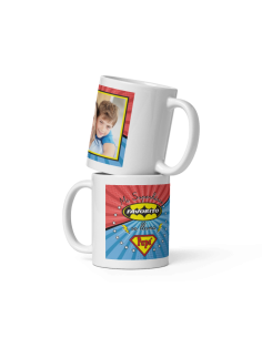 TAZA PERSONALIZADA MI SUPERHEROE FAVORITO SE LLAMA PAPÁ CON FOTO product_id