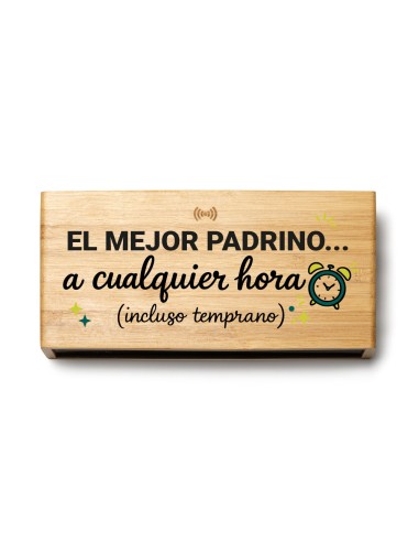 RELOJ DESPERTADOR EL MEJOR PADRINO A CUALQUIER HORA product_id