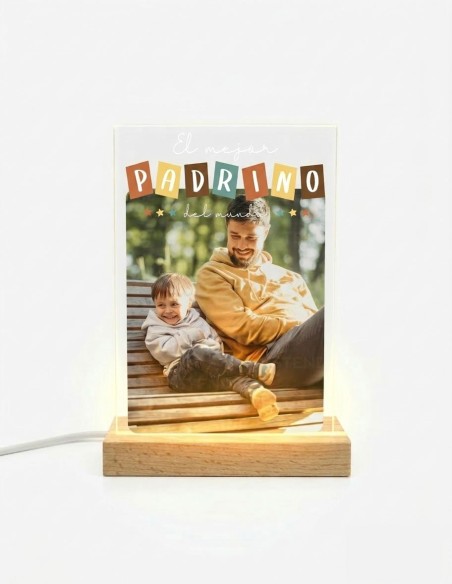 METACRILATO EL MEJOR PADRINO DEL MUNDO PERSONALIZADO CON LUZ Y SOPORTE product_id