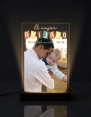 METACRILATO EL MEJOR AHIJADO DEL MUNDO PERSONALIZADO CON LUZ Y SOPORTE product_id