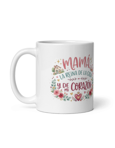 TAZA MAMÁ LA REINA DE LA CASA Y DE MI CORAZÓN product_id
