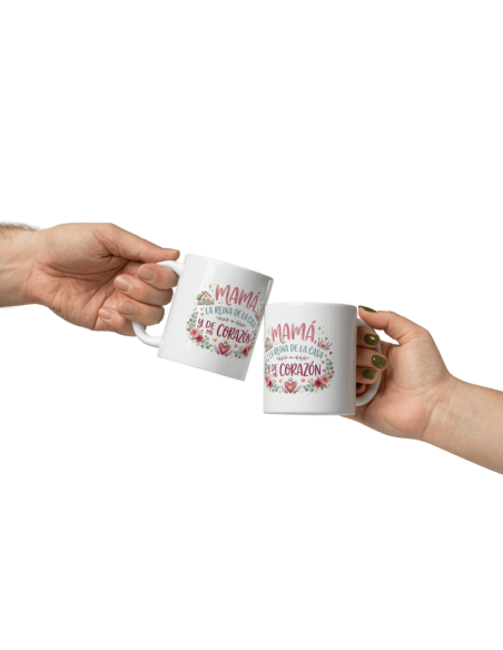 TAZA MAMÁ LA REINA DE LA CASA Y DE MI CORAZÓN product_id