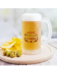 JARRA CERVEZA MAMÁ LA REINA DE LA CASA Y DE MI CORAZÓN product_id 2