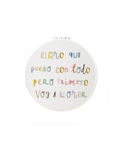 ESPEJO DE BOLSO CON AUMENTO - CLARO QUE PUEDO CON TODO product_id