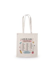 BOLSA ALGODÓN LISTA CLASE PERSONALIZADA product_id