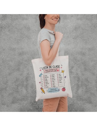 BOLSA ALGODÓN LISTA CLASE PERSONALIZADA product_id