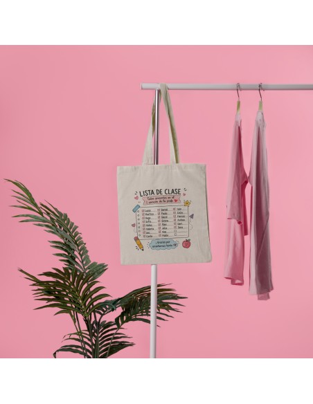 BOLSA ALGODÓN LISTA CLASE PERSONALIZADA product_id