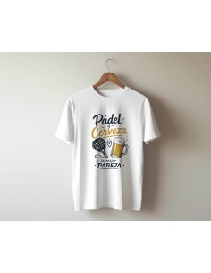 CAMISETA HOMBRE PÁDEL Y CERVEZA product_id 2